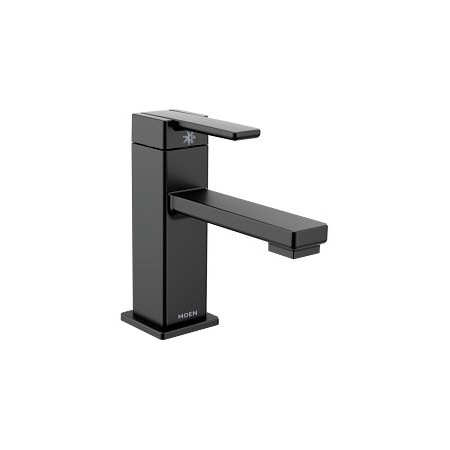 Moen 90 Degree One-Handle Bathroom Faucet in Matte Black S6710BL